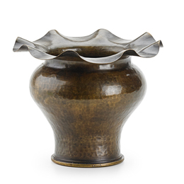 Small Shell Casing Vase With Ruffled Rim, San Francisco, CA