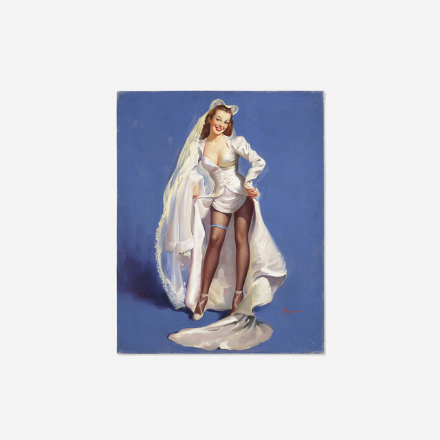 Gil Elvgren, ‘Something Borrowed, Something Blue’, 1947, Rago/Wright