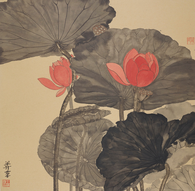 Wang Mansheng 王满晟, ‘Jiangnan Lotus 江南可採蓮’, 2013, Painting, Ink and Color on Paper, Rasti Chinese Art