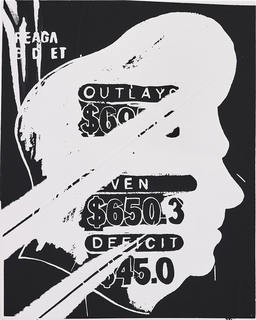 Andy Warhol, ‘Reagan Budget’, 1985-86, Phillips