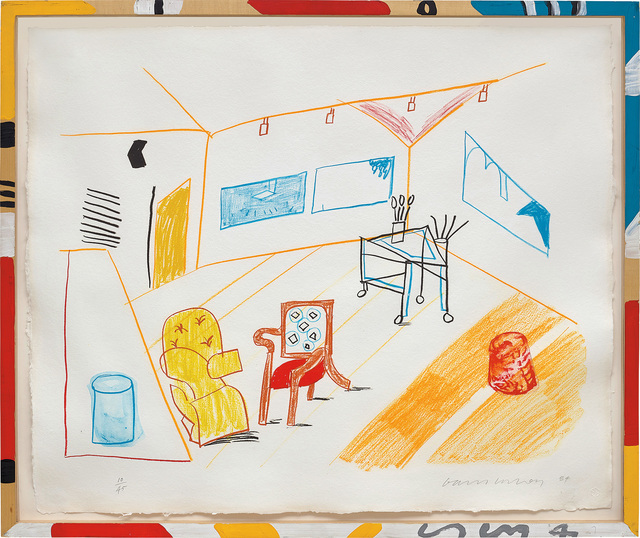 David Hockney, ‘Conversation in the Studio, from Moving Focus Series’, 1984, Phillips