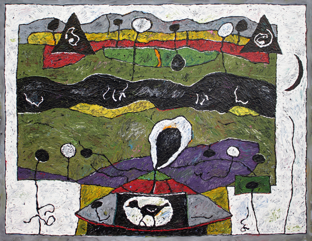 Alden Mason, ‘Spirit Bird Landscape’, 1996, Foster/White Gallery