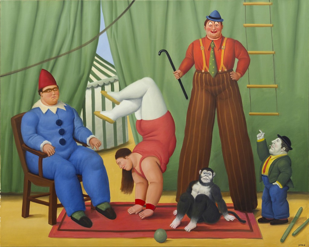 fernando botero, circo , 2008, galería la cometa