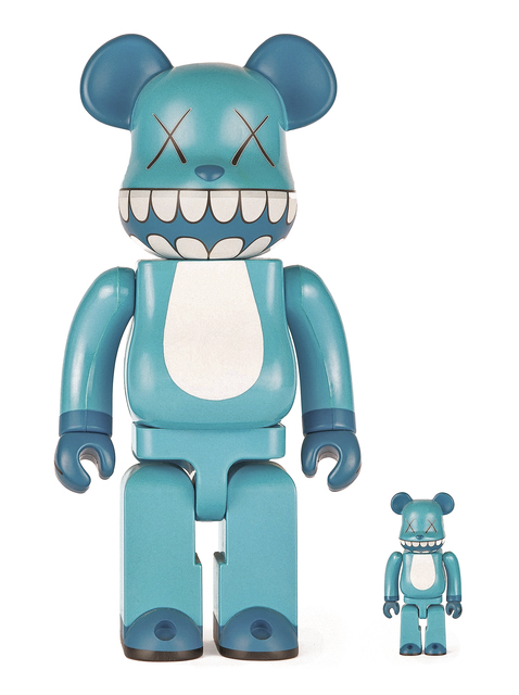 bearbrick kaws chomper