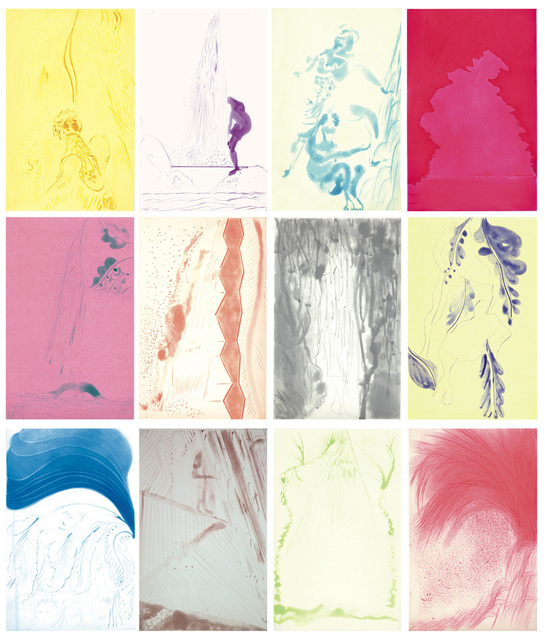 Chris Ofili, ‘Rainbow (Set)’, 2008, Print, Portfolio of twelve spit bite aquatints with drypoint, each printed in a different color, ten printed on gampi paper chine collé, Crown Point Press