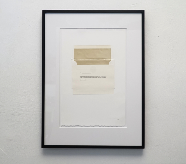 Alice Lodge, ‘Polite Card ’, 2019, The LODGE