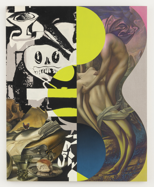 Matthew Hansel, ‘The Descending Day Becomes Our Folly’, 2018, Painting, Oil and flashe on linen, Joshua Liner Gallery
