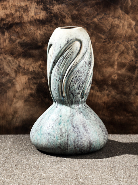 Pierre Adrien Dalpayrat, ‘Swirling Vase ’, 1900, Jason Jacques Gallery