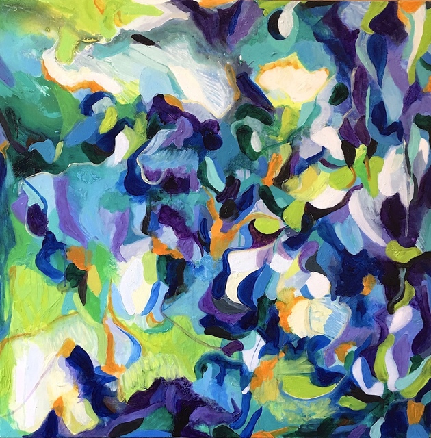 GG Reid, ‘Got To Give It Up, #3’, 2018, Painting, Acrylic, oil, and cold wax, SHIM Art Network