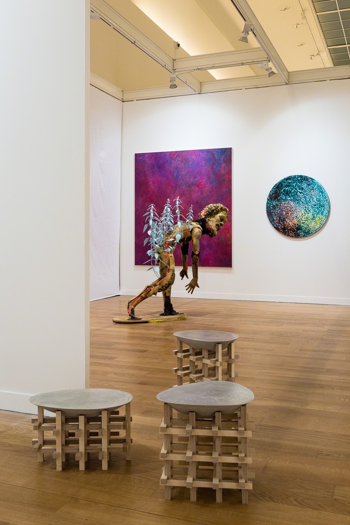 Valentin @ FIAC 2018, Grand Palais, Paris (FR).
Booth 1F15 with:
Cécile Bart, Eric Baudart, Jean-Baptiste Bernadet, Border Lab (Arthur Gaston-Dreyfus & Nils Montigny), Folkert de Jong, Stephen Felton, Nicolas Moulin & David Renggli.
© Photo: Grégory Copitet / Courtesy of the artists and Valentin, Paris. Valentin @ FIAC 2018, Grand Palais, Paris (FR).
Booth 1F15 with:
Cécile Bart, Eric Baudart, Jean-Baptiste Bernadet, Border Lab (Arthur Gaston-Dreyfus & Nils Montigny), Folkert de Jong, Stephen Felton, Nicolas Moulin & David Renggli.
© Photo: Grégory Copitet / Courtesy of the artists and Valentin, Paris.