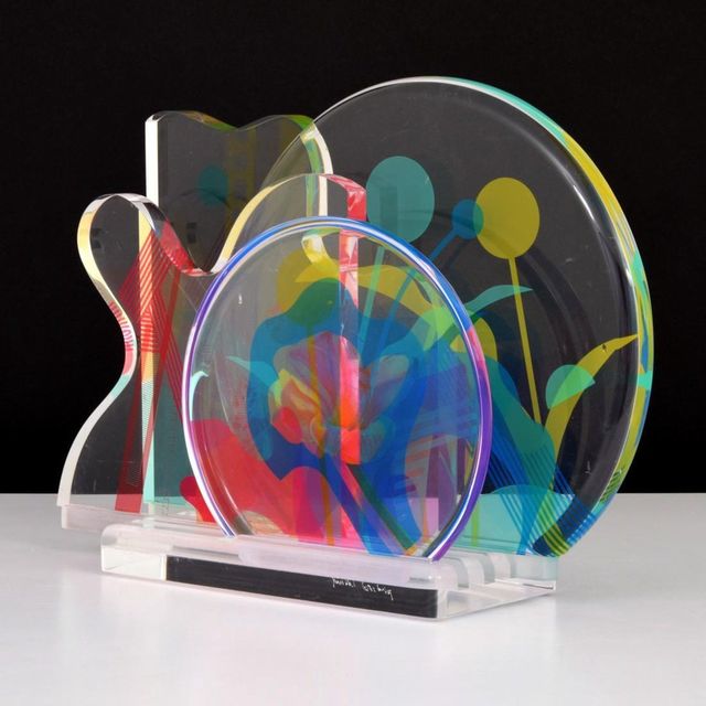 Yankel Ginzburg, ‘ORIGINAL Acrylic Serigraphic Sculpture SIGNED Rare Artist Proof’, 1989, Sculpture, Acrylic, Modern Artifact