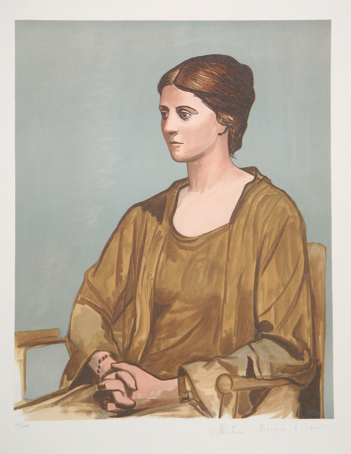 Pablo Picasso, ‘Olga Picasso, 1923’, 1979-1982, Print, Lithograph on Arches paper, RoGallery