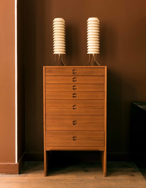 Ilmari Tapiovaara, ‘Maya l’abeille, Pair of table lamp’, 1955, Design/Decorative Art, Lacquered metal and brass, Leclere