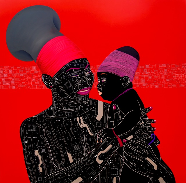 Eddy Kamuanga Ilunga, ‘Identity Victim’, 2016, Painting, Oil and acrylic on canvas, October Gallery