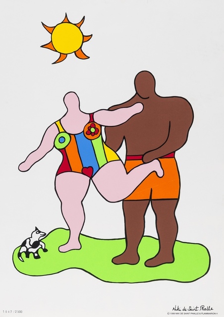After Niki de Saint-Phalle Nane, ‘Les Baigneuses (two prints)’, 1999, Print, Two screenprints in colours, Forum Auctions