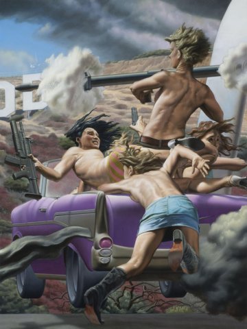 Nicola Verlato, ‘Car Crash 4’, 2012, Painting, Oil on canvas, KP Projects