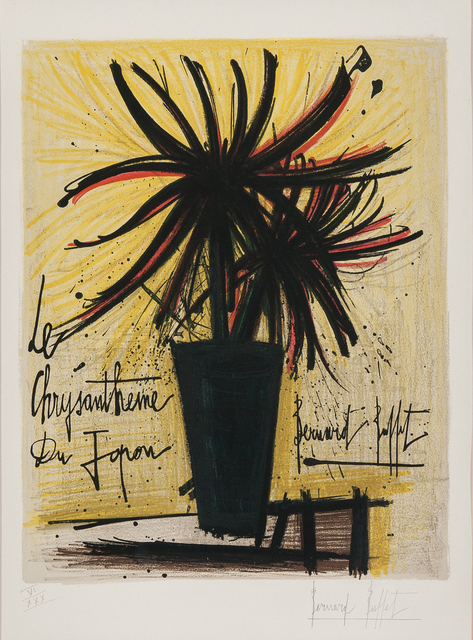 Bernard Buffet, ‘Le chrysanthème du Japon’, 1966, Skinner