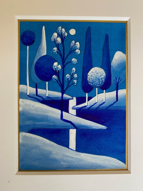 Nicolas Party, ‘Untitled’, 2018, Painting, Pastel and watercolour on card, Blond Contemporary