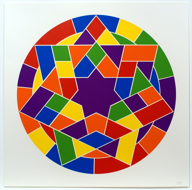 Sol LeWitt, ‘Tondo 5 (7 point star)’, 2002, Bernard Jacobson Gallery