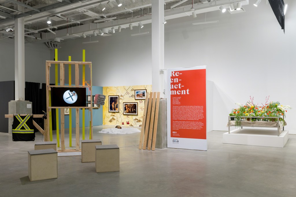 Maria Hupfield (left), Ken Gonzales-Day (center), and Marisa Williamson (right)
Photo by Etienne Frossard Maria Hupfield (left), Ken Gonzales-Day (center), and Marisa Williamson (right)
Photo by Etienne Frossard