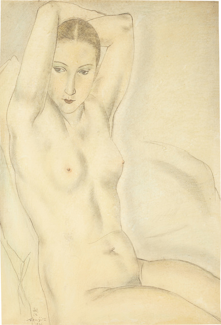 Léonard Tsugouharu Foujita, ‘Nu aux bras levés’, 1926, Phillips