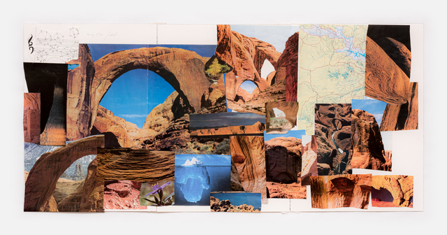 Simone Fattal, ‘La Terra Trema’, 2020, Drawing, Collage or other Work on Paper, Collage, Galerie Hubert Winter