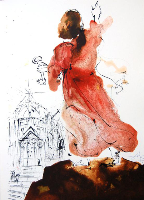 Salvador Dalí, ‘You Are Peter’, 1967, Print, Original colored lithograph on heavy rag paper, Baterbys