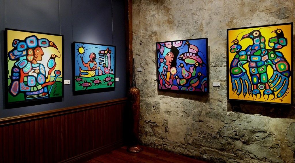 Install shot of Norval Morrisseau works at our Stone Gallery located at 32 Distillery Lane. Install shot of Norval Morrisseau works at our Stone Gallery located at 32 Distillery Lane.
