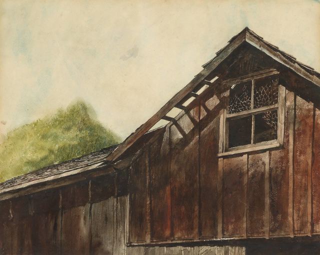 Jamie Wyeth Barn Roof Artsy