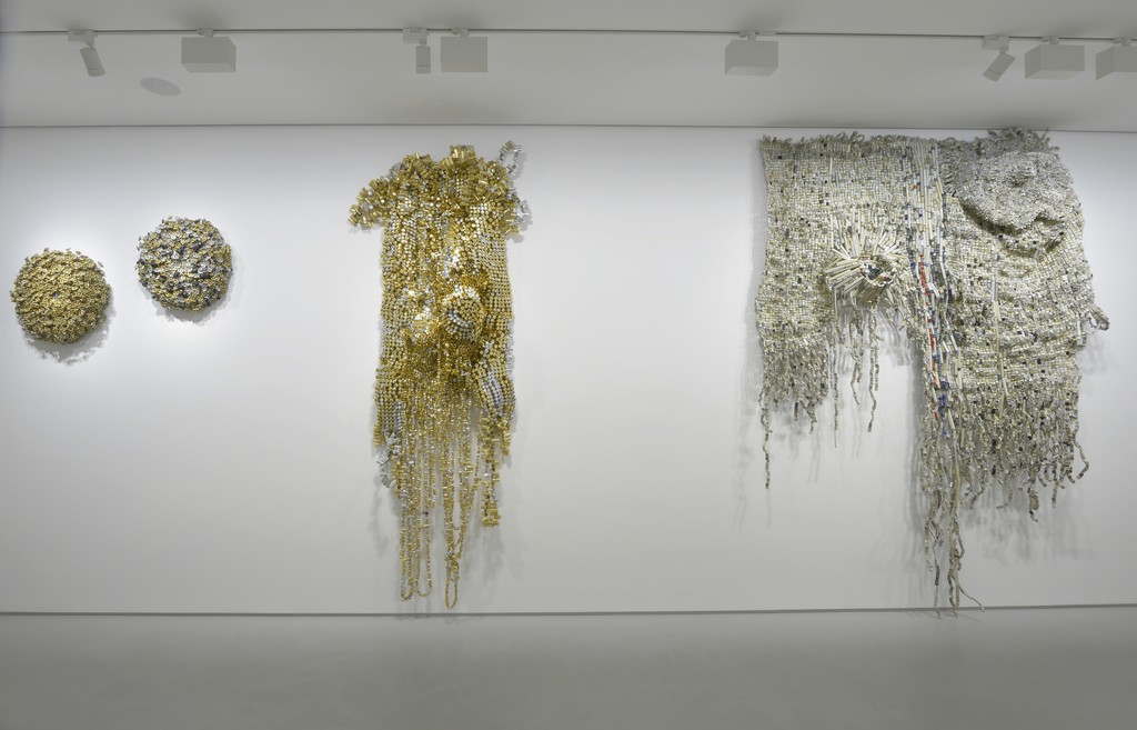 Moffat Takadiwa: Foreign Objects, Exhibition view, Tyburn Gallery, 2015, Courtesy Tyburn Gallery Moffat Takadiwa: Foreign Objects, Exhibition view, Tyburn Gallery, 2015, Courtesy Tyburn Gallery