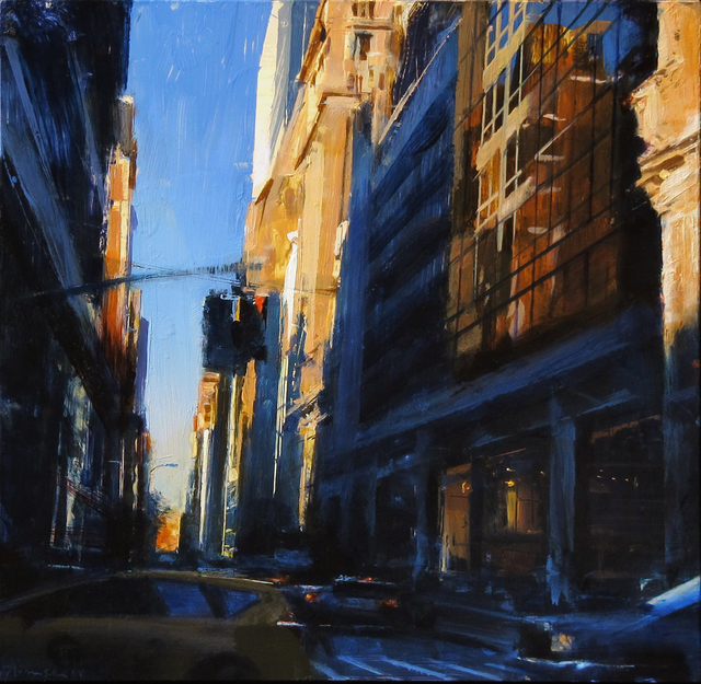 Ben Aronson, ‘West Side, Afternoon’, 2018, Painting, Oil on panel, Jenkins Johnson Gallery
