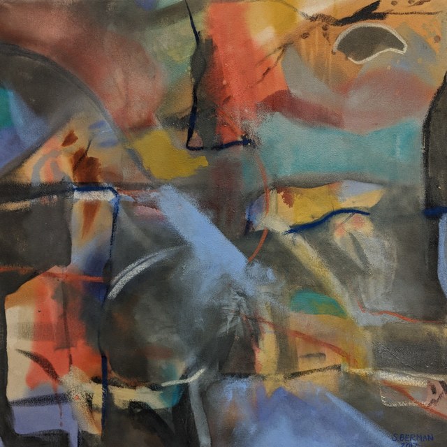 Sarah J. Berman, ‘Simplify’, 2018, Painting, Oil, Beeswax, Soft Pastel and Pigment Stick on Untreated Canvas, The Art House