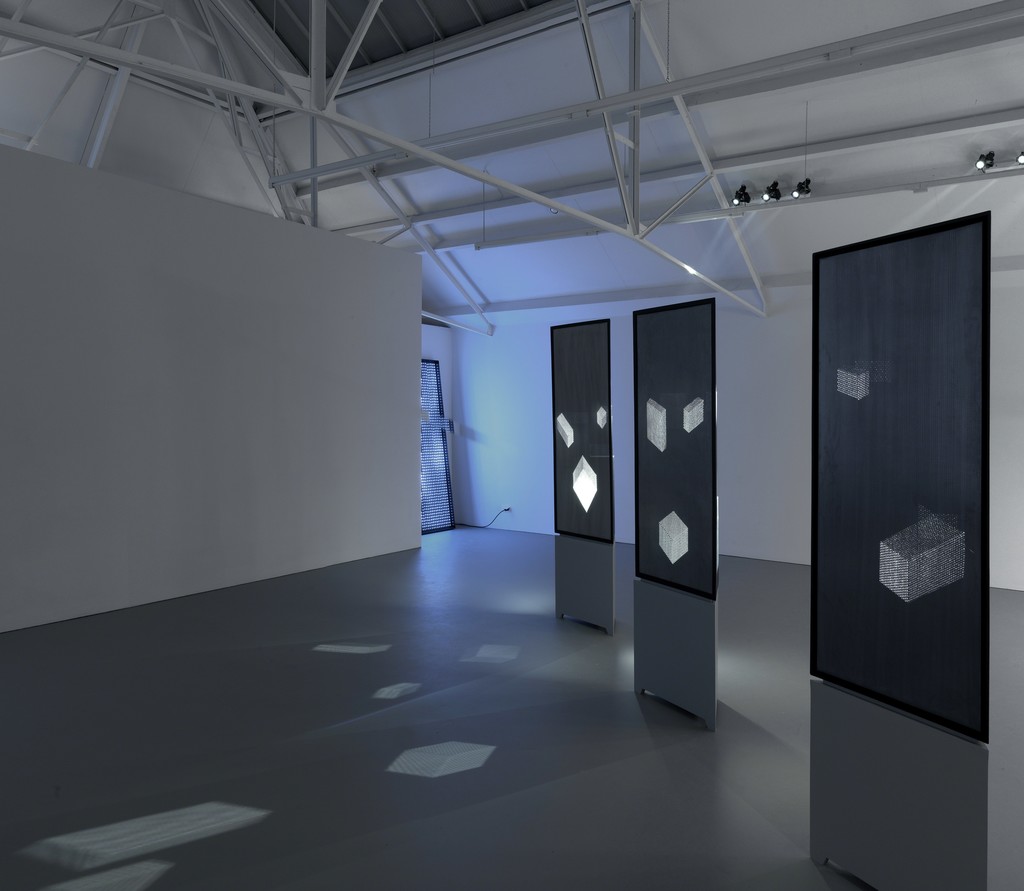 Gabriel Lester, Shake a Face, exhibition overview including Hungry Ghosts and The Last Lost (30 Abandoned Spaces), 2018, Galerie Fons Welters, Amsterdam. Gabriel Lester, Shake a Face, exhibition overview including Hungry Ghosts and The Last Lost (30 Abandoned Spaces), 2018, Galerie Fons Welters, Amsterdam.