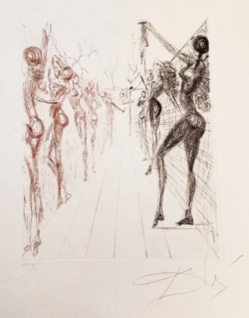 Salvador Dalí, ‘Corridor of Katmandu’, 1970, Print, Etching, Galerie d'Orsay