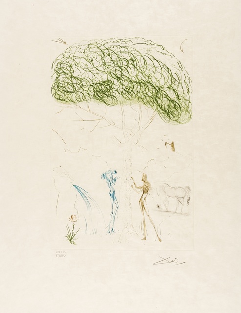 Salvador Dalí, ‘Sous le Pin Parasol (Field 70-10I; M&L 414a)’, 1970, Forum Auctions