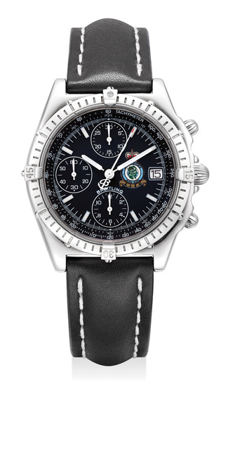 Breitling, ‘A fine and attractive limited edition stainless steel chronograph Royal Air Force Hong Kong wristwatch with date, made to commemorate the 1997 Handover of Hong Kong to China. Number 1251 of a limited edition of 1997 pieces.’, Circa 1997, Phillips
