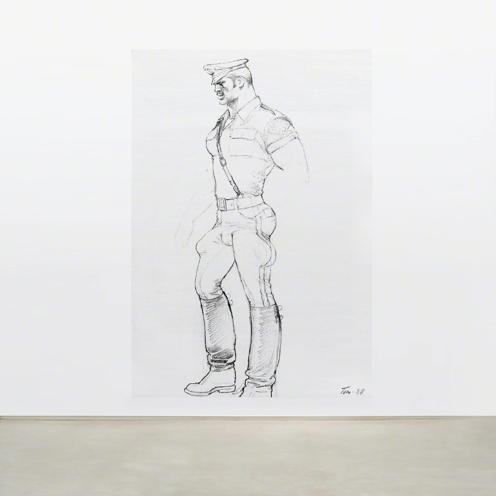 TOM OF FINLAND, Untitled (in situ), 1988 TOM OF FINLAND, Untitled (in situ), 1988