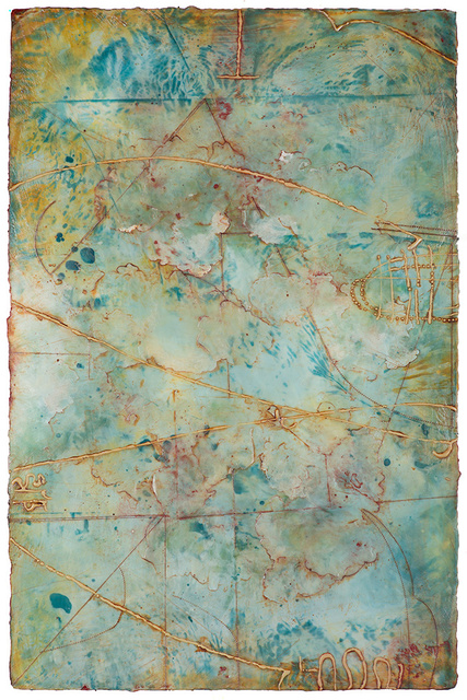 Elise Wagner, ‘Peak’, 2019, Painting, Encaustic and oil on Panel, Frederick Holmes and Company