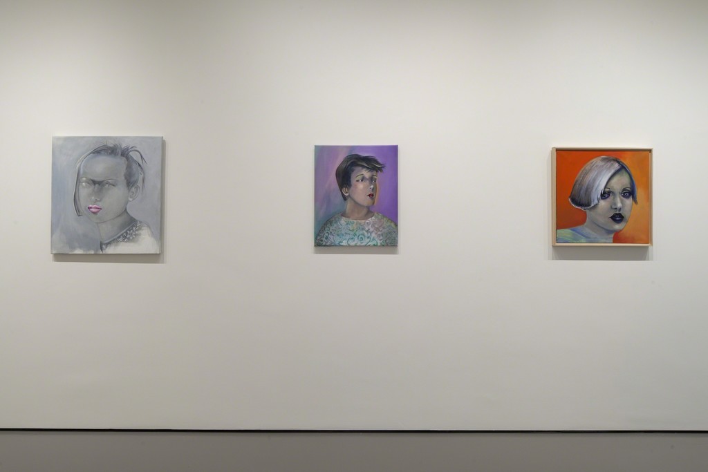Martial Raysse Te voilà, cruelle, 2011, Private collection; Paris Cerise, 2011, Collection Martial Raysse; Songeuse Roxane, 2013, Private collection. Installation view at Palazzo Grassi 2015 Ph : © Fulvio Orsenigo © Martial Raysse by SIAE 2015 Martial Raysse Te voilà, cruelle, 2011, Private collection; Paris Cerise, 2011, Collection Martial Raysse; Songeuse Roxane, 2013, Private collection. Installation view at Palazzo Grassi 2015 Ph : © Fulvio Orsenigo © Martial Raysse by SIAE 2015