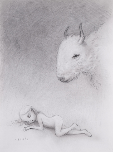 Mark Ryden, ‘Yak Dream’, 2008, Drawing, Collage or other Work on Paper, Drawing, Jaski