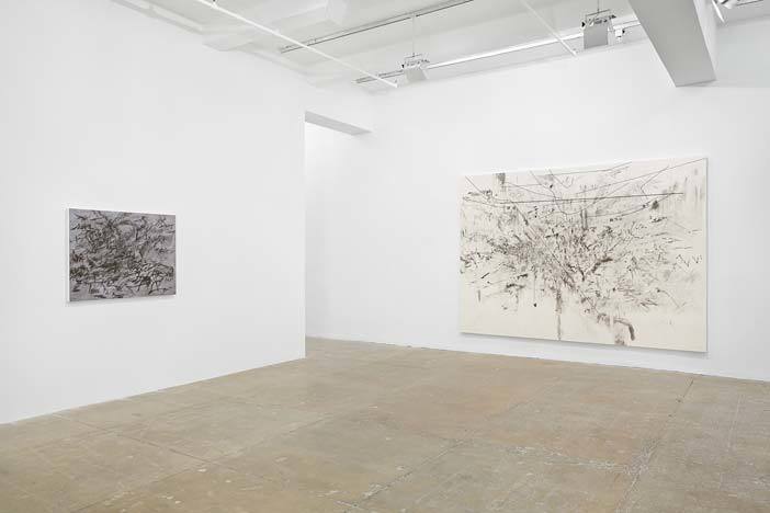 Julie Mehretu, LIMINAL SQUARED, Installation View, Marian Goodman Gallery, New York, May 11 - June 22, 2013 Julie Mehretu, LIMINAL SQUARED, Installation View, Marian Goodman Gallery, New York, May 11 - June 22, 2013