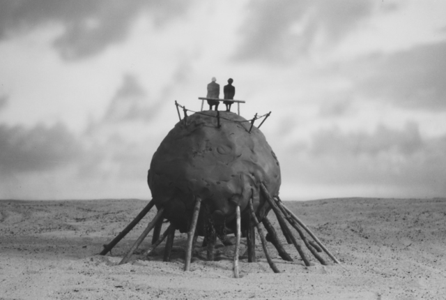 Gilbert Garcin, ‘La tour d’ivoire - Ivory tower’, 2002, Photography, Gelatin silver print, Stephen Bulger Gallery