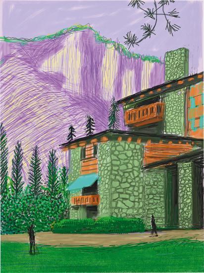 David Hockney - Untitled No.23 from “The Yosemite Suite”