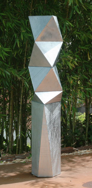 Peter Millett, ‘Silver Gal ’, 2015, Sculpture, Galvanized steel, Bentley Gallery