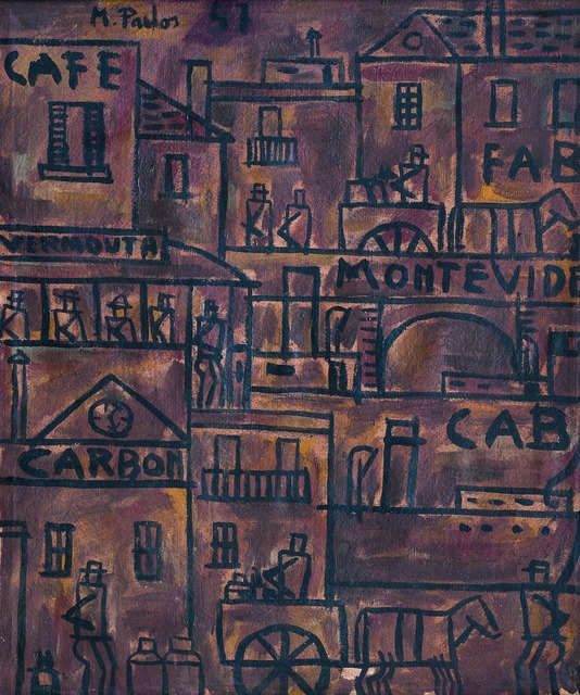 Manuel Pailós, ‘Constructivo Montevideo’, 1947, Painting, Oil on canvas, Galería de las Misiones