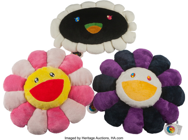 Takashi Murakami, ‘Flower Cushion (set of 3)’, Heritage Auctions