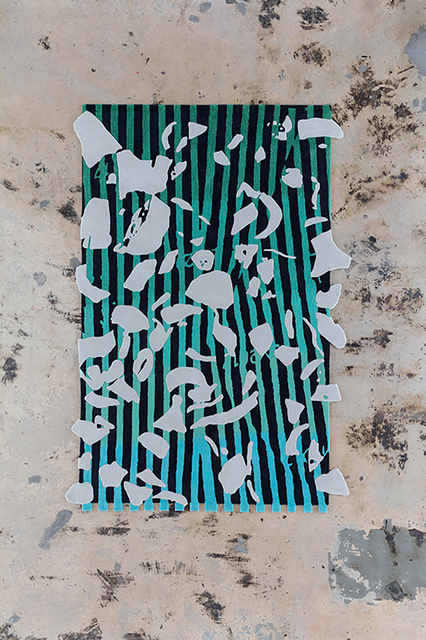 Emmett Moore, ‘Rolling in my 5.0’, 2018, Jewelry, High-density, hand tufted New Zealand, semi worsted wool on cotton foundation, Nina Johnson