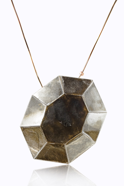Orsolya Losonczy, ‘Untitled, Necklace’, 2018, Fashion Design and Wearable Art, Muscovite, 14K gold, resin, TRECE SIN 3