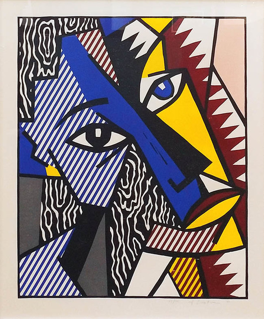 Roy Lichtenstein, ‘HEAD’, 1980, Print, Woodcut in colors with embossing on Arches Cover paper., Marcel Katz Art