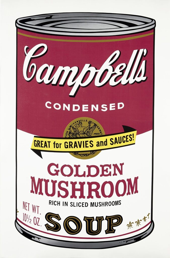 Andy Warhol - Golden Mushroom, from Campbell's Soup II (F. & S. 62)